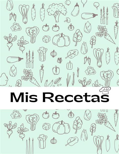 Buy Mis Recetas Mi Cuaderno De Recetas Recetario De Cocina En Blanco