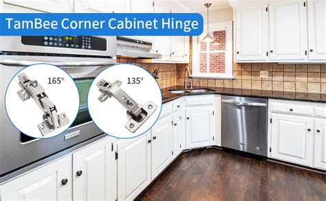 Tambee Degree Hinges Frameless Corner Cabinet Hinges Adjustable