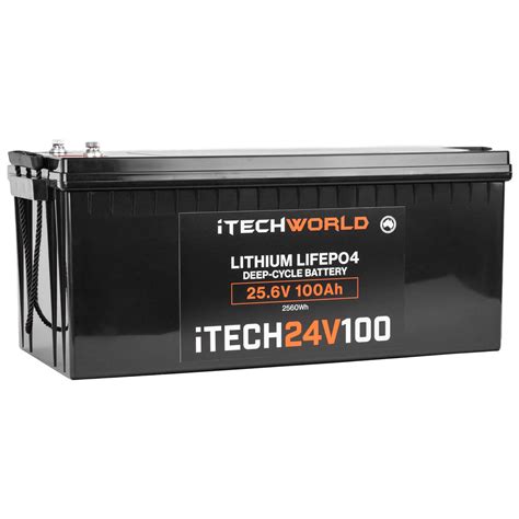 Itech24v100 24v 100ah Lithium Battery Itechworld