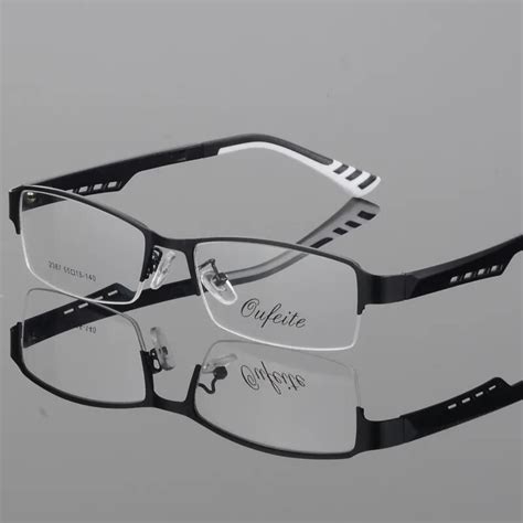 Buy Reven Jate 2387 Half Rimless Eyeglasses Frame Prescription Semi Rim Glasses