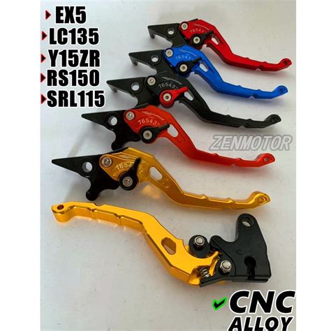 ADJUSTABLE CNC ALLOY BRAKE LEVER CLUTCH LEVER SET BREK LC135 Y15ZR