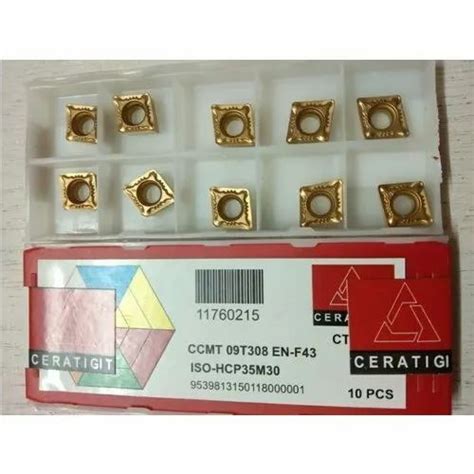 Ceratizit Inserts at Rs 105/piece | Rajkot | ID: 21860997630