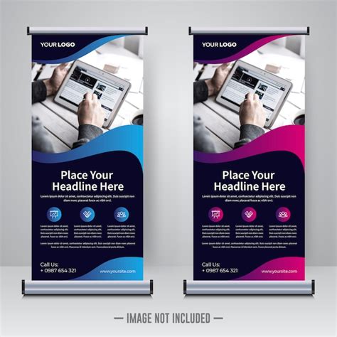 Rollup Corporativo O Plantilla De Dise O De Banner Vector Premium