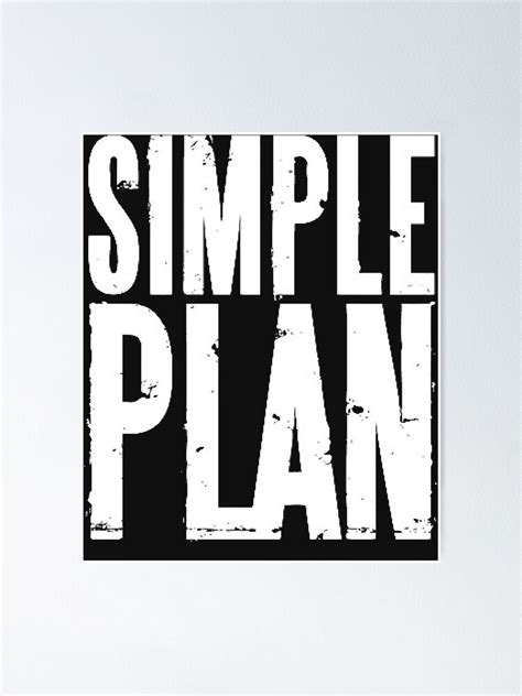 "Simple plan logo" Poster for Sale by MichelleSingh | Redbubble