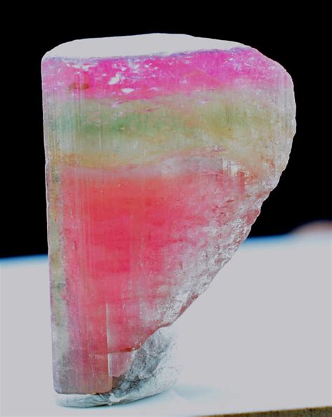 Natural Multicolor Tourmaline Crystal From Paprock Afghanistan Etsy