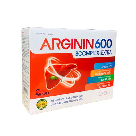 ARGININ 600 BECOMPLEX EXTRA HỘP 60 VIÊN