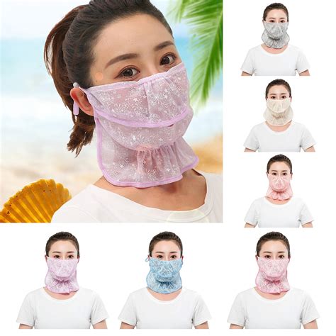 Summer Sunscreen Face Hood Neck Guard Dust Proof Sun Protection Thin