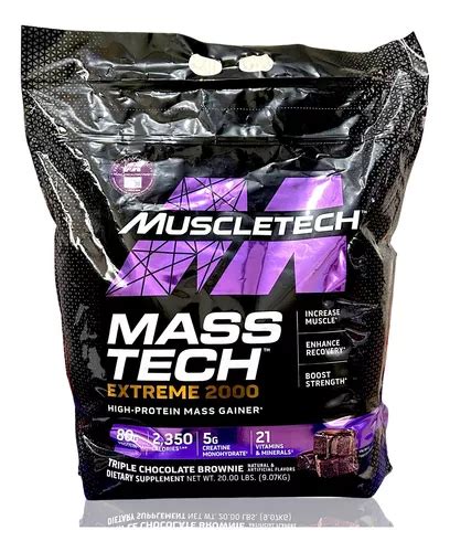 Proteína Mass Tech Extreme 2000 20 Lbs Triple Chocolate Musc