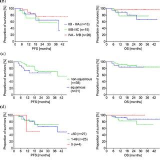 Subgroup Analysis Kaplan Meier Curves Of Progression Free Survival