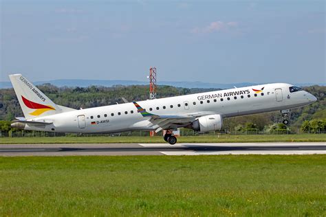 Germany Airways Embraer E190LR D AWSI Bristol KL1081 F Flickr