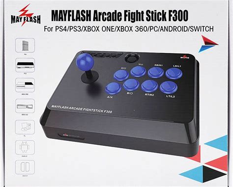 Mayflash F300 Universal Arcade Stick Pc Ps3 Ps4 Xbox 360 Xbox One Xbox Series Ns