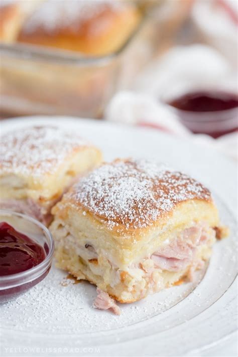 Monte Cristo Sandwich Sliders Yellow Bliss Road