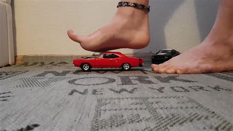 Barefoot Car Crush And A Tease Youtube