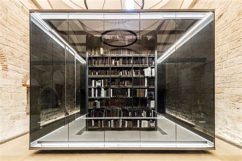 Gorgeous Lit Black Glass Boxes Fit Into The Classic Shell Of The Library… European Architecture