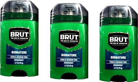 Amazon Brut By Faberge For Men Pack 3 Deodorant Stick With