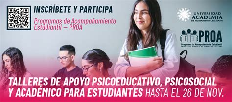 Programas De Acompa Amiento Estudiantil Proa Inscr Bete Y Participa En