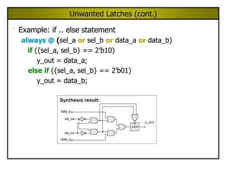 Ppt Verilog Synthesis Combinational Logic Powerpoint Presentation