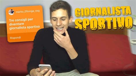 Come DIVENTARE Un GIORNALISTA SPORTIVO YouTube