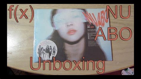 K Pop Unboxing Ep F X Nu Abo Mini Album Unboxing Youtube