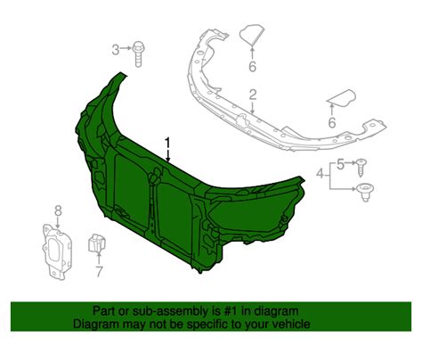 2009 2014 Hyundai Genesis Carrier Assembly Front End Module 64101 3m011