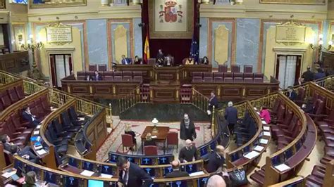 El Congreso De Los Diputados Guarda Un Minuto De Silencio En Recuerdo