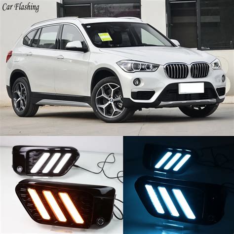 Car Flashing 2pcs Led Drl Daytime Running Light Daylights For Bmw X1