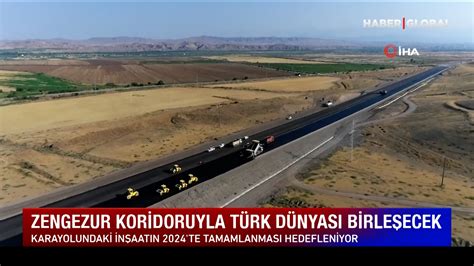 Zengezur Koridorunda hummalı çalışma Karayolunun yüzde 57 si tamamlandı