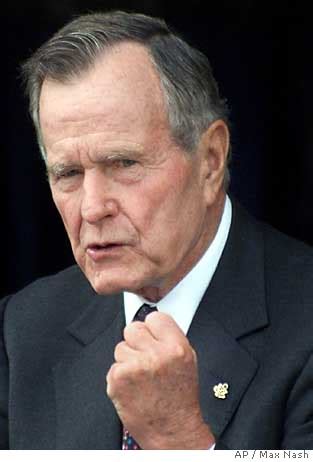 bushes finally     resilient hussein