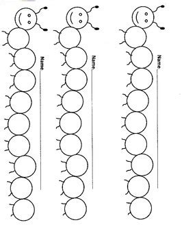 Caterpillar Template Teaching Resources Tpt