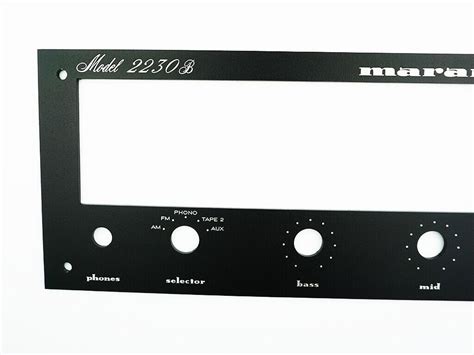 Marantz 2230 B 2230B Receiver Front Panel Faceplate Face Plate Black