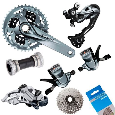 Kit Grupo Shimano Alivio M Velocidade Hollowtech R