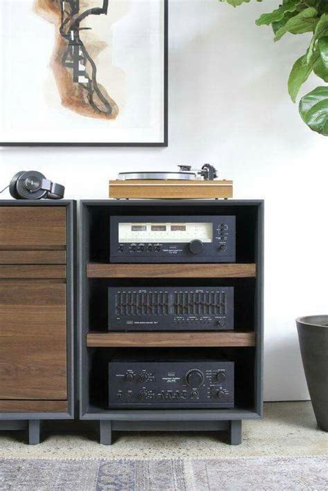 Pin By Krzysztof H On Vintage Audio Audio Rack Audio Room Multi