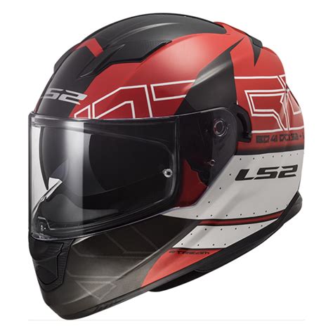 Ls Ff Stream Evo Kub Red Black Full Face Helmet Free Uk Delivery