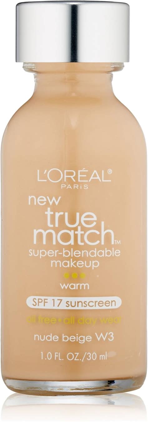 L Oreal Paris Base De Maquillaje True Match W3 Nude Beige 30 Ml Amazon Mx Salud Belleza