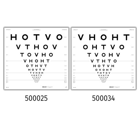 HOTV ETDRS Chart for 13 feet (4 meters) - accuspire
