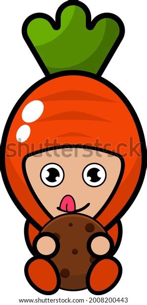 Cartoon Vector Cute Carrot Mascot Character Stock Vector Royalty Free 2008200443 Shutterstock