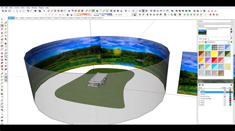 SketchUp : Create a Panoramic Background for a SketchUp Model - YouTube