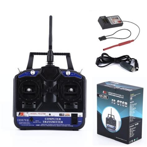 FlySky CT6B 2 4Ghz 6CH Transmitter With FS R6B Receiver