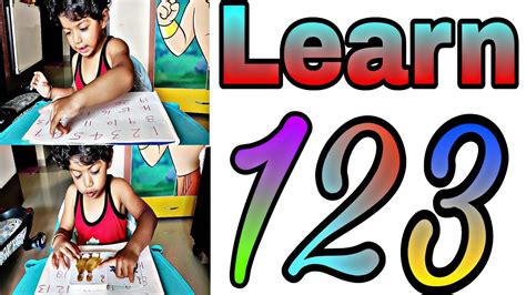 Lets Learn Numbers Preschool Learning Youtube