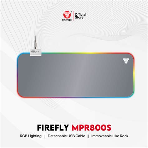 Jual Fantech Space Edition Firefly Mpr S Mousepad Gaming Rgb Shopee