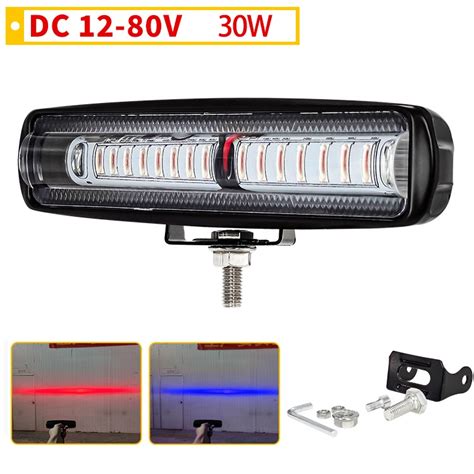 30W Forklift Safety Warning Red Zone Light Super Bright LED Long Line