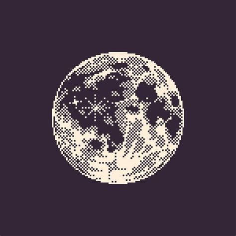 Moon Cross Stitch Pattern Etsy