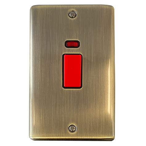 Antique Brass Double Cooker Switch