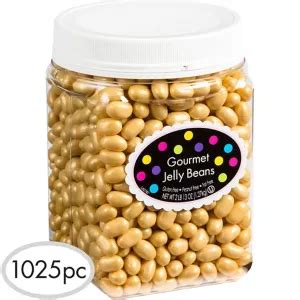 Gold Jelly Beans 1025pc - Party City