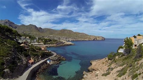 Cala San Vincente Majorca Video Flyover Youtube