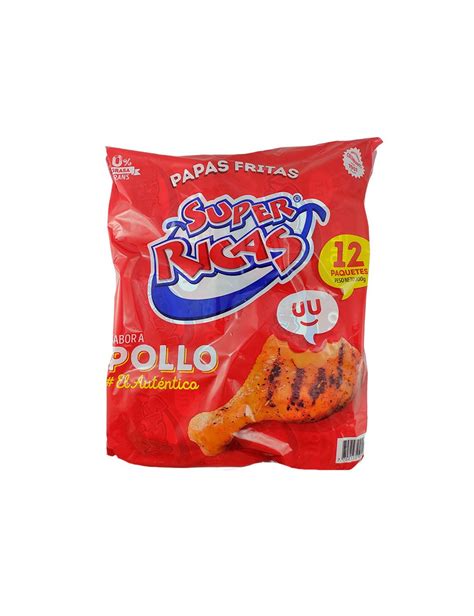 Papas De Pollo Super Ricas 12 Und 300gr