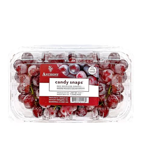 Candy Snaps Red Seedless Grapes 1kg Skcfruits Sg Delivery