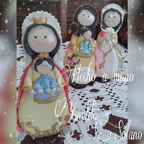 Virgen De Coromoto Divina Pastora Y Rosa M Stica Porcelana Fr A Masa