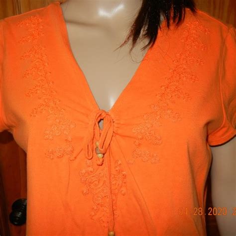 Worthington Tops Vintage Boho Peasant Hippie Casual Top Sz L Poshmark