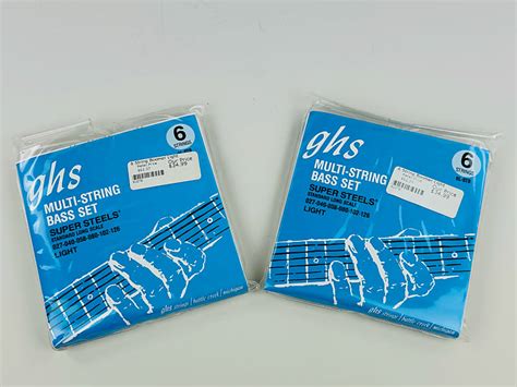 Ghs Multi String Super Steel Bass Strings 2 Pak Set For Reverb